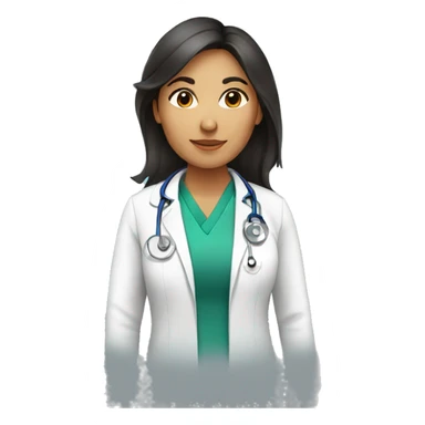 Mexican female doctor sticker