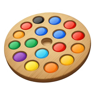 artist's palette sticker