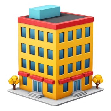 generic building emoji style sticker