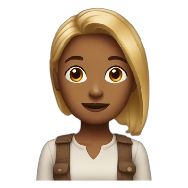 Milly boby brown sticker