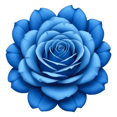 Rosa azul sticker