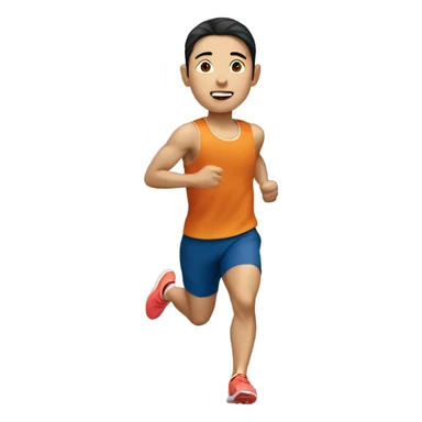 Asian Runner sticker