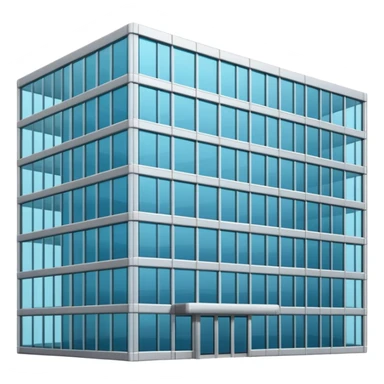 very big office building sticker