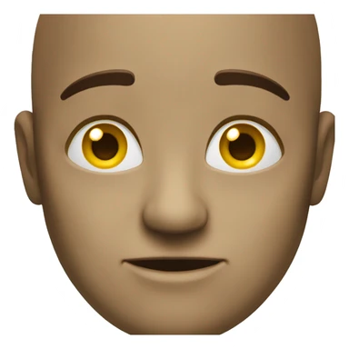 a standard yellow emoji face, but there are highly pronounced dark circles under the eyes sticker