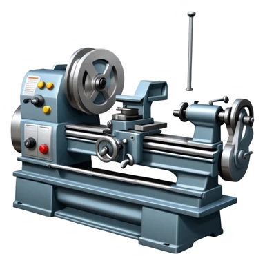 lathe machine, metalworking tool sticker