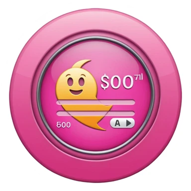 pink credit score check sticker