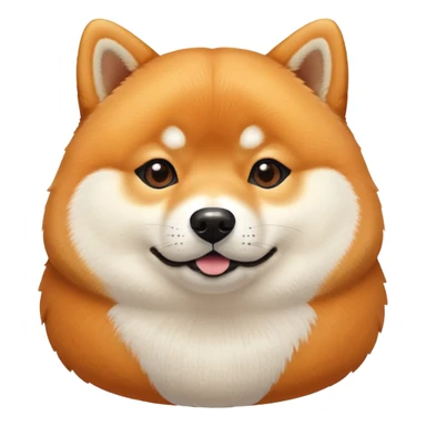 chonky shiba sticker