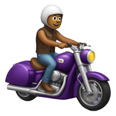 egg plant rider sticker