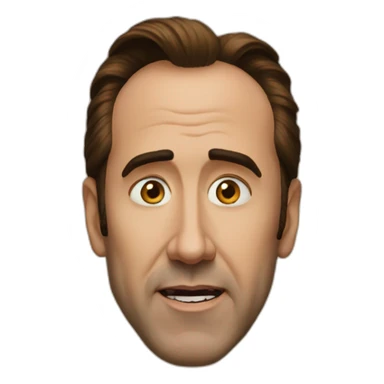 Nicolas cage sticker