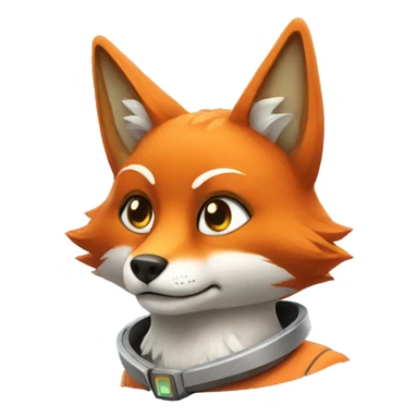 space fox sticker