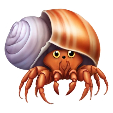 Hermit crab sticker