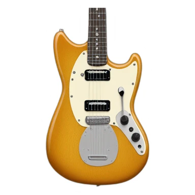 Fender Mustang guitar  sticker