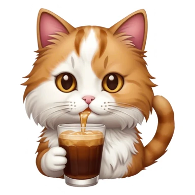 Cat in frapachina  sticker