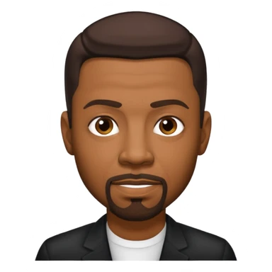 Keith Sweat (b.1961) with dark brown hair sticker