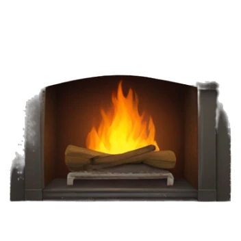Fireplace  sticker