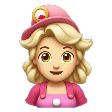 Mario dressed as a woman sticker