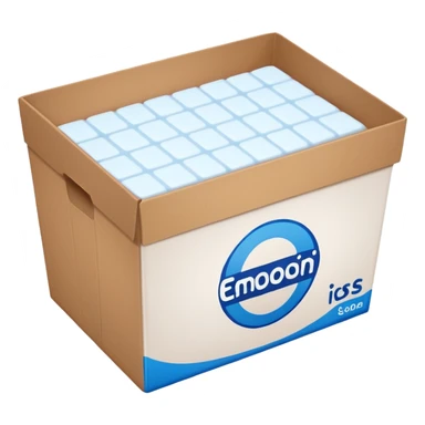 baking soda box sticker