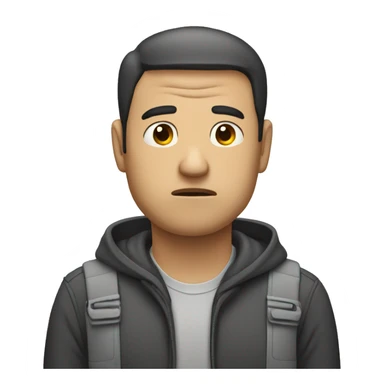 Cámara man triste sticker