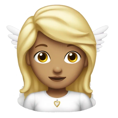 Blonde angel sticker
