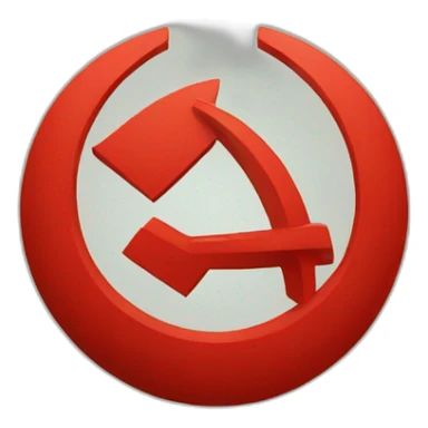 communism logo sticker