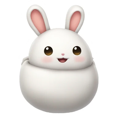 Little smiling Bun in the oven sticker