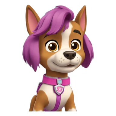 paw patrol skye sticker