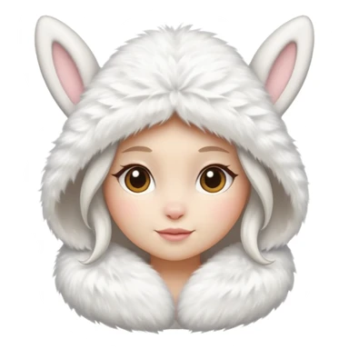 make a snow bunny

 sticker