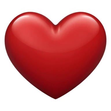 dark red heart sticker