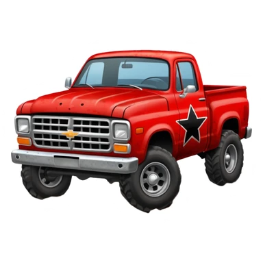 demolition derby pickup truck sticker