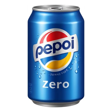 can of pepsi zero sugar the black one sticker