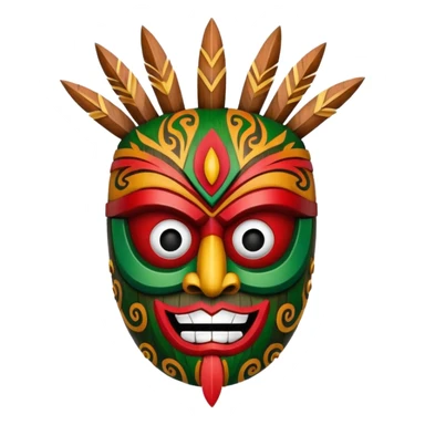 Aku aku mask sticker