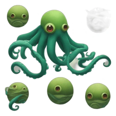 kraken mashup naruto sticker