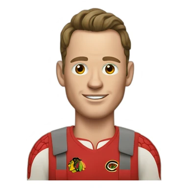 Jonathan Toews as potato farmer sticker