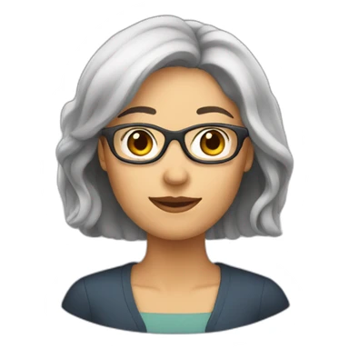 Translator woman sticker