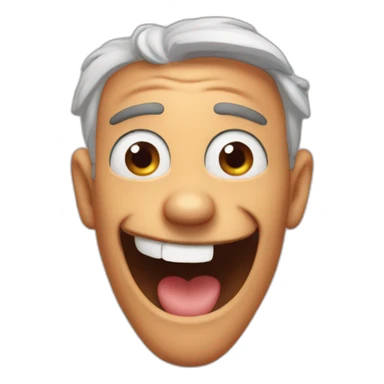 heart eyes and goofy smile sticker