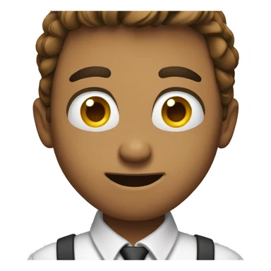 Sarcastic smile sticker