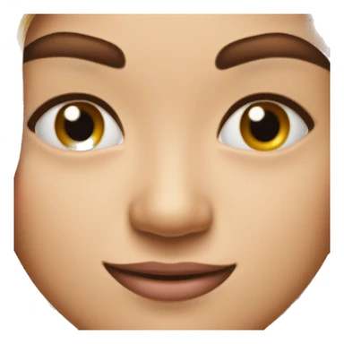 Classic emoji rasing eyebrow while smirking sticker