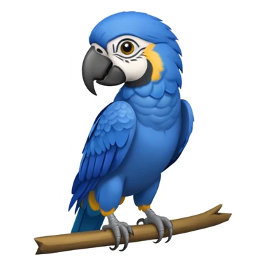 arara azul sticker