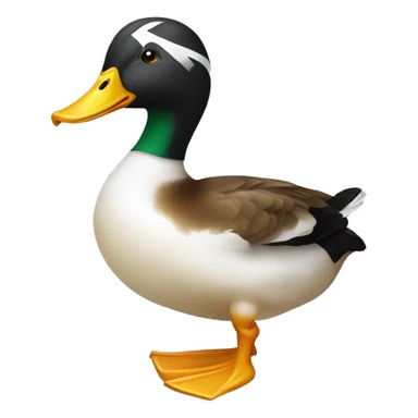 Greek duck sticker