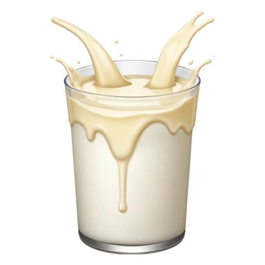 A big milk splash that’s really sticky sticker