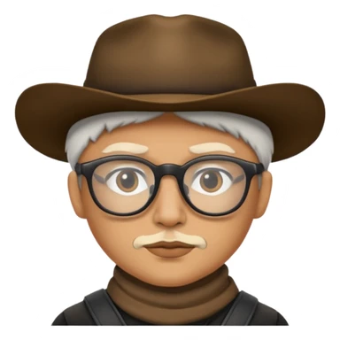 Face glasses grolzy bandit sticker