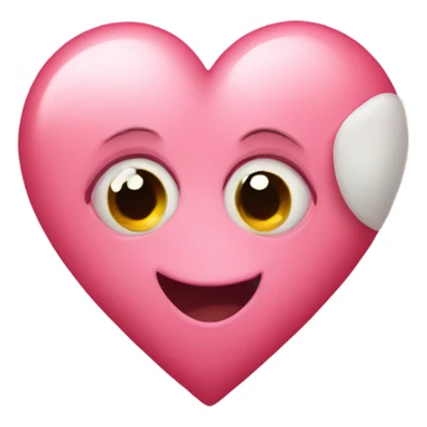 Love heart with eyes sticker