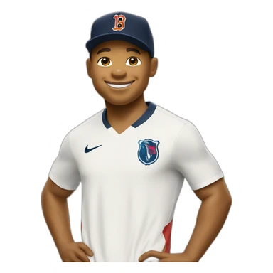 Mbappé mixed with Winnie the Pooh  sticker