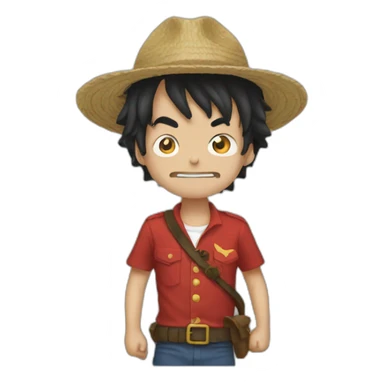 communiste luffy sticker