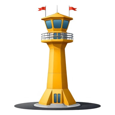 air traffic control tower sticker