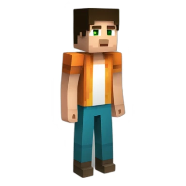 minecraft alex full body sticker