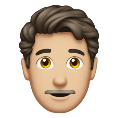 Rug ben pulled under man sticker