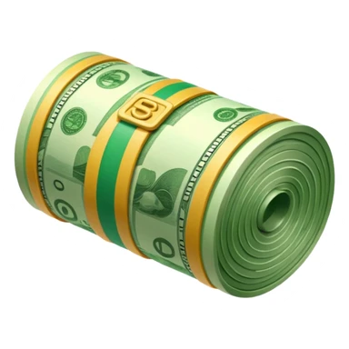Money that is like a tube sticker