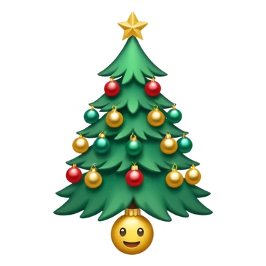 Emoji sapin avec bandeau 'ACMS' sticker