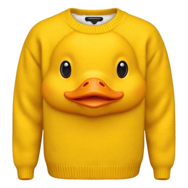 sweaters with ducks sticker